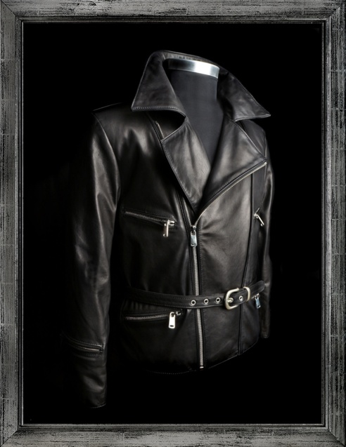 Biker jacket horse leather
