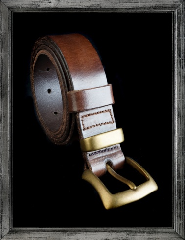 3.5 cm antique brass buckle