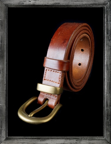 3 cm bow buckle antique brass