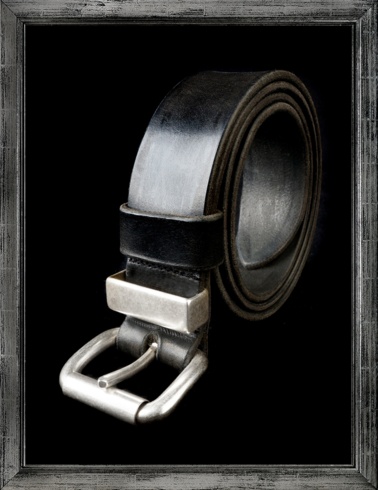 4 cm roll buckle antique silver