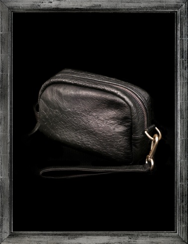 Utensilien-Tasche Strauß schwarz